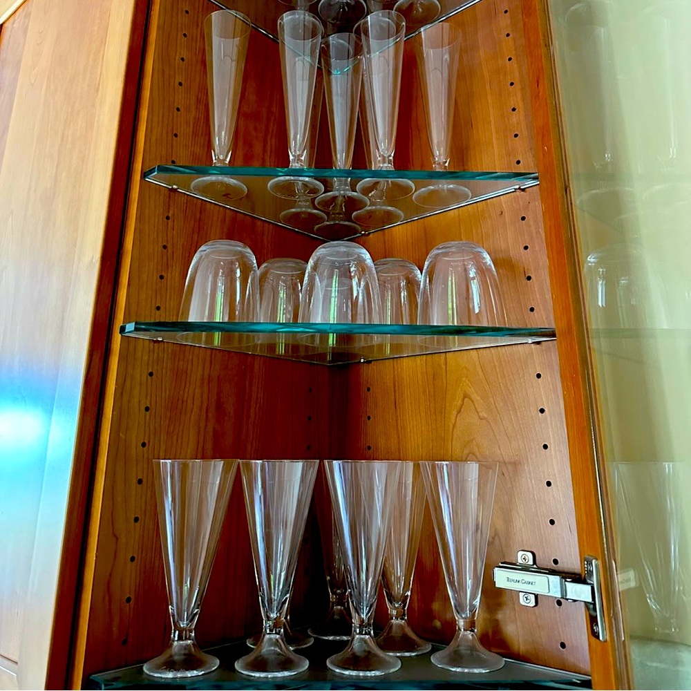 Vintage 1984 Carlo Moretti 46 glass collection - signed.